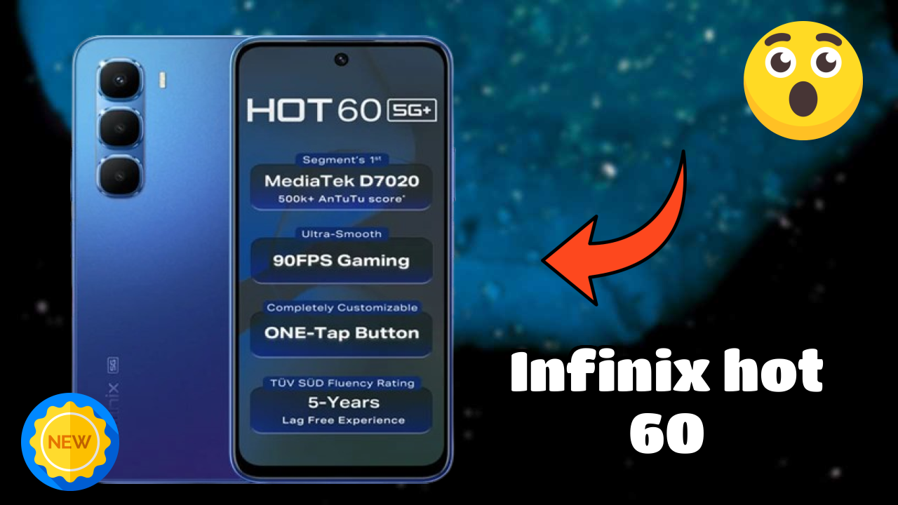 Infinix Hot 60 डिस्प्ले साइज़: 6.7 Inches (17.02 Cm) स्क्रीन क्वॉलिटी