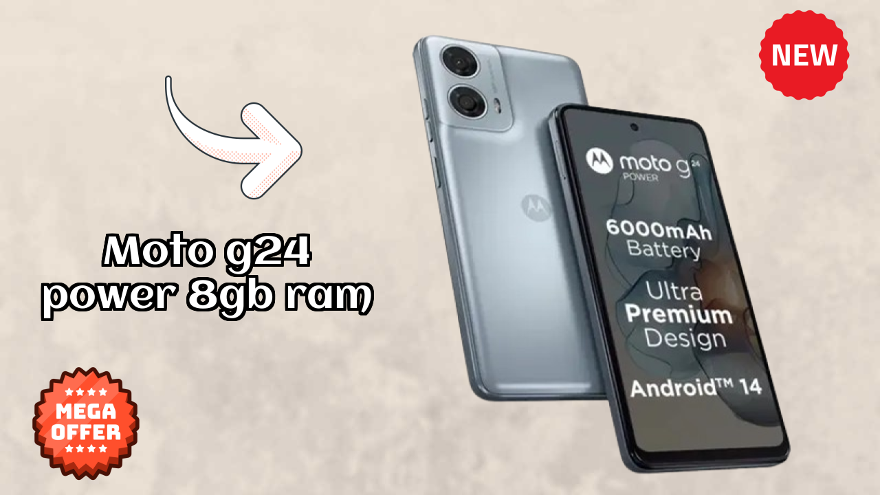 Moto G24 Power 8GB RAM डिस्प्ले तकनीक: IPS LCD क्वॉलिटी