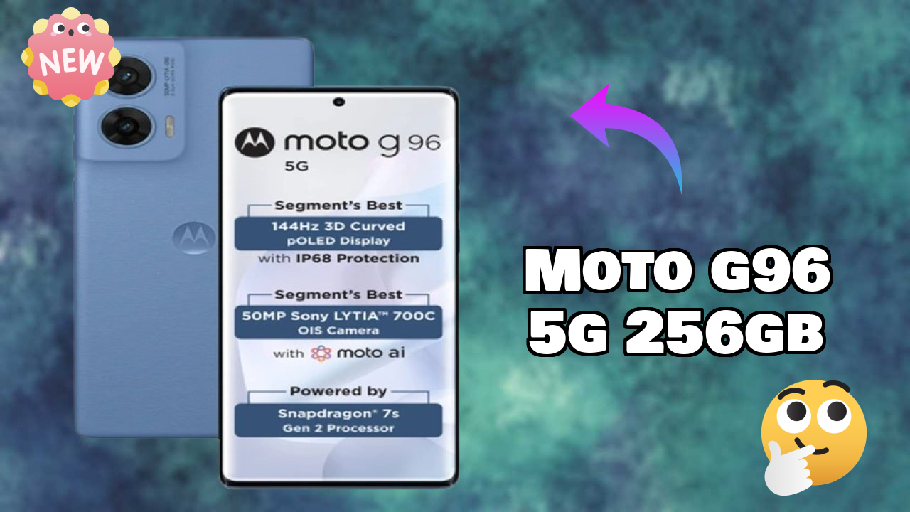 Moto G96 5G 256GB डिस्प्ले क्वॉलिटी: P-OLED रिव्यु