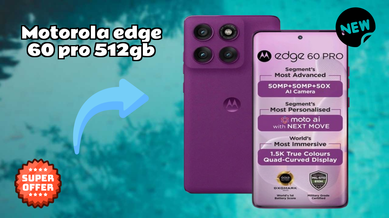Motorola Edge 60 Pro 512GB कैमरा क्वॉलिटी: 50 MP Front Camera सेल्फी