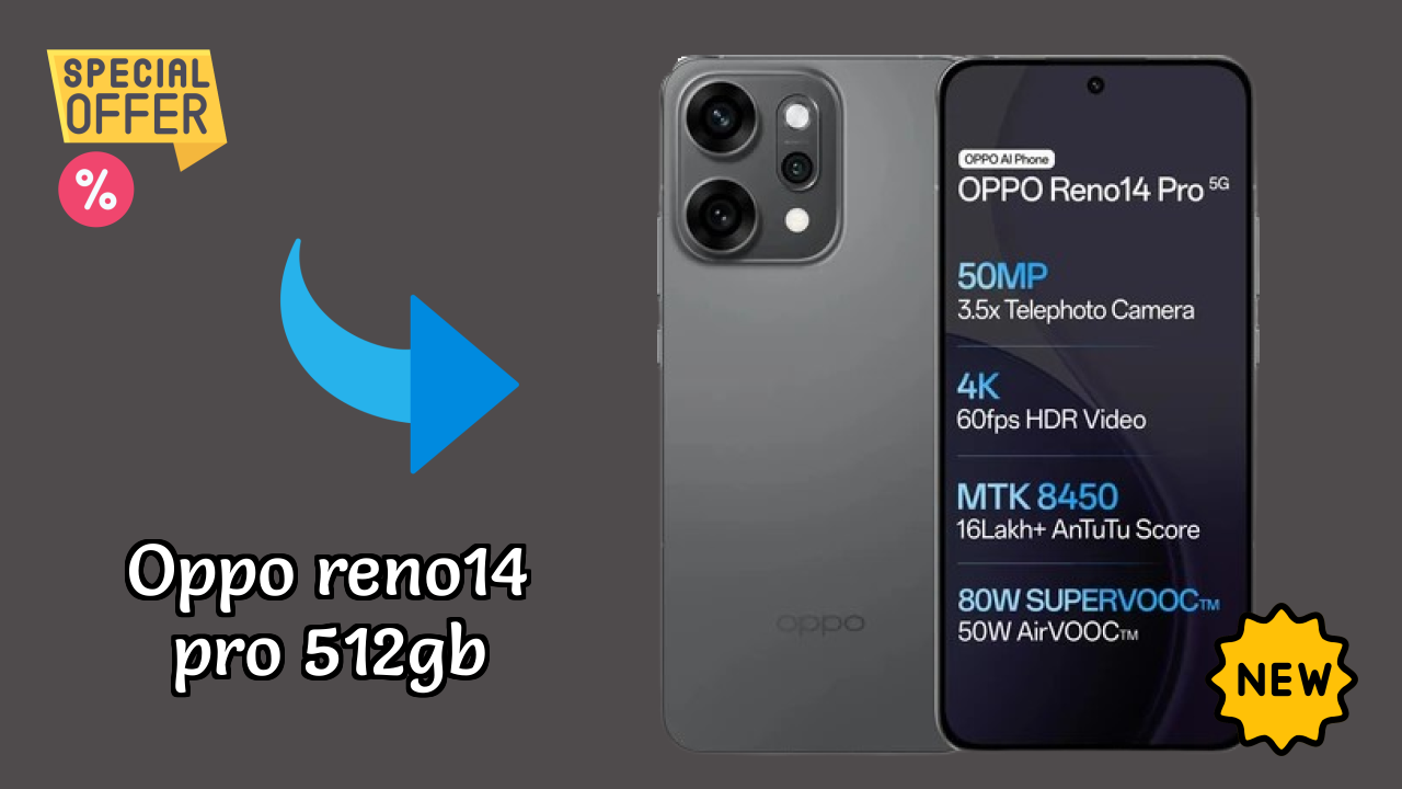 OPPO Reno14 Pro 512GB बैटरी टेस्ट: 6200 MAh धीरज चेक