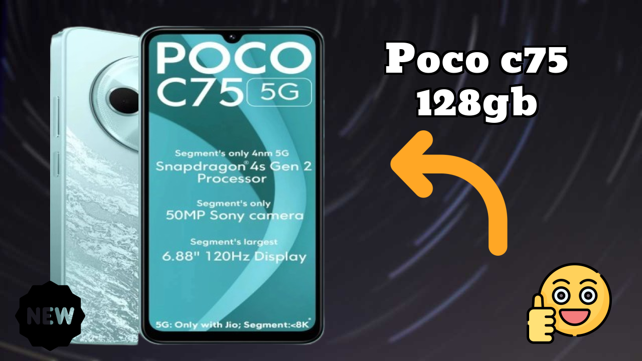 POCO C75 128GB डिस्प्ले साइज़: 6.88 Inches (17.48 Cm) स्क्रीन रिव्यु