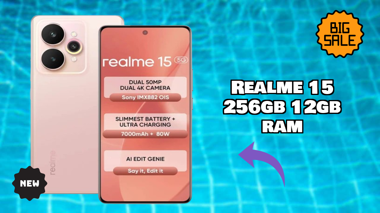 ₹27,999 पर Realme 15 256GB 12GB RAM - पूरा स्पेसिफिकेशन