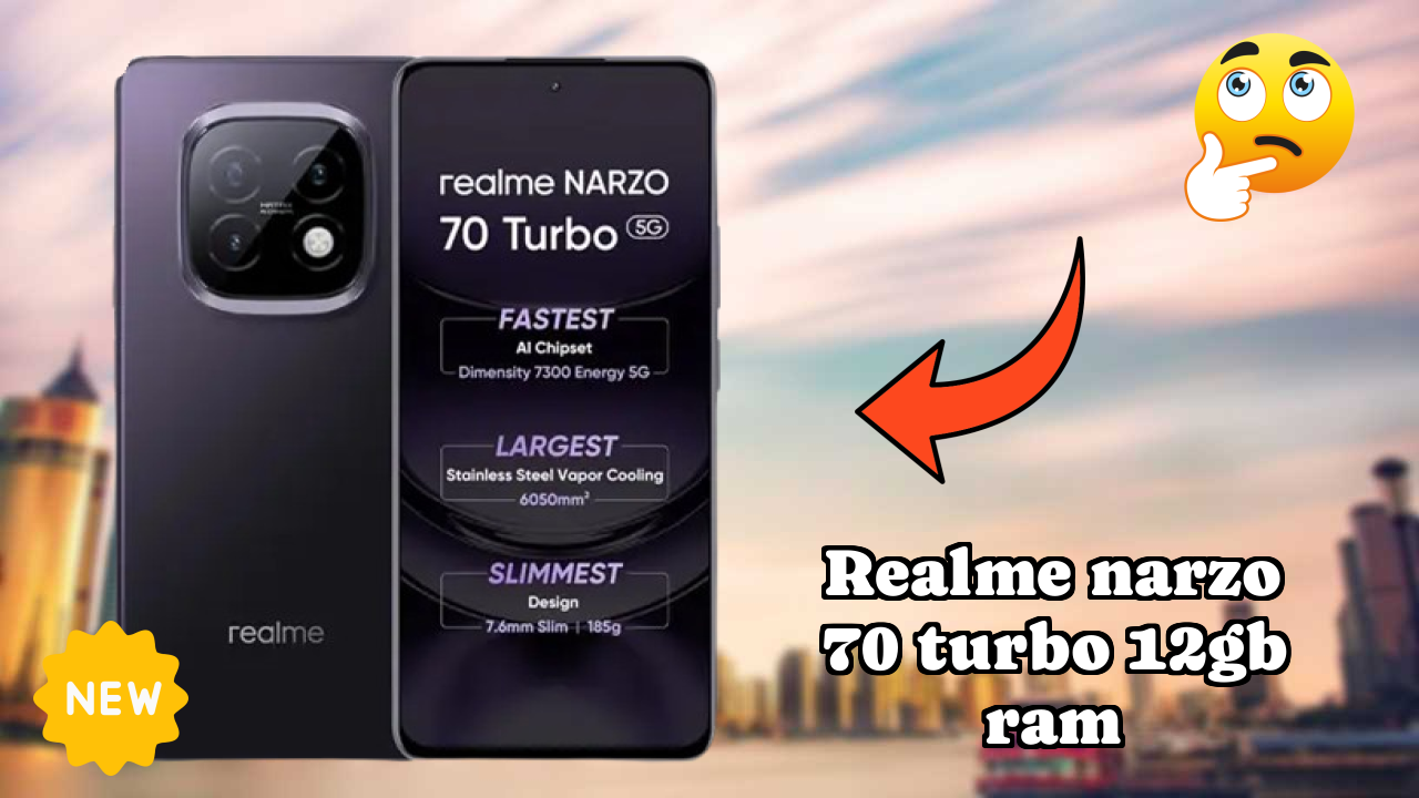 Realme Narzo 70 Turbo 12GB RAM क़ीमत गिरावट: अब सिर्फ ₹19,999 में उपलब्ध