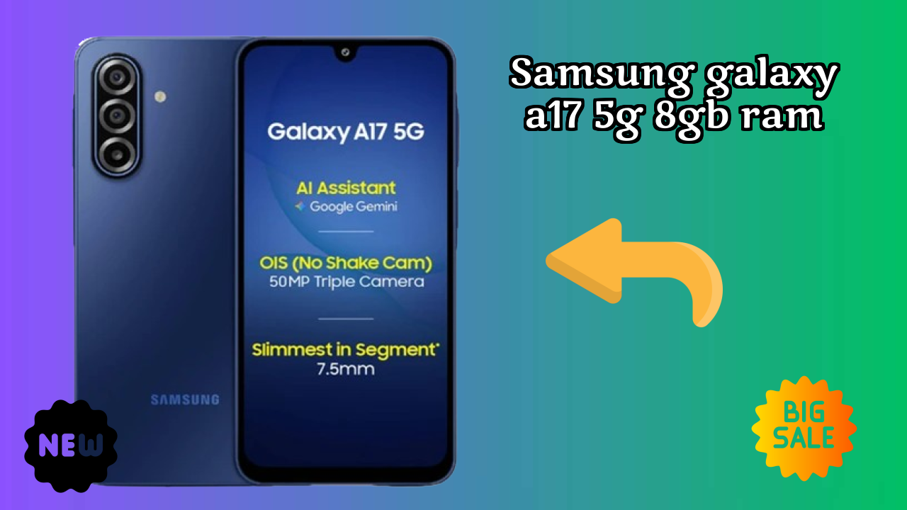 ₹20,499 पर Samsung Galaxy A17 5G 8GB RAM - इस क़ीमत में बेस्ट फोन?
